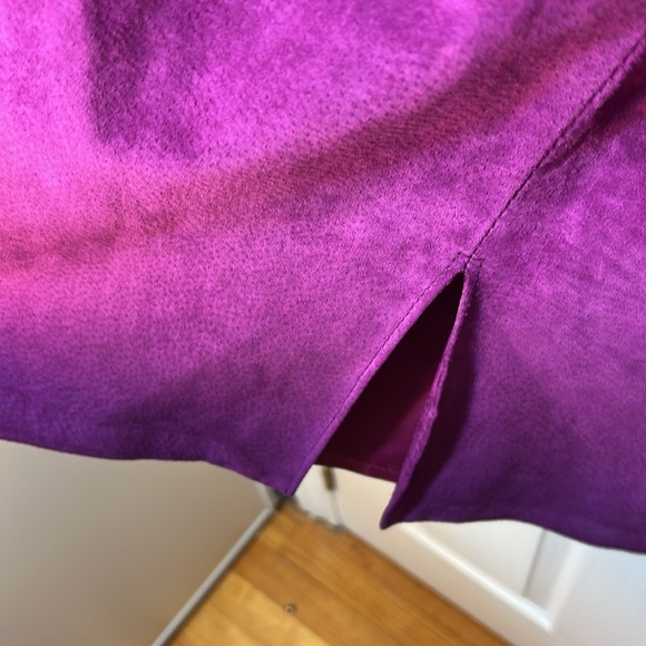 Danier leather pink pencil skirt size 12 - Picture 7 of 9